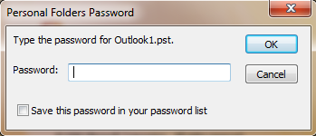 recover .pst password