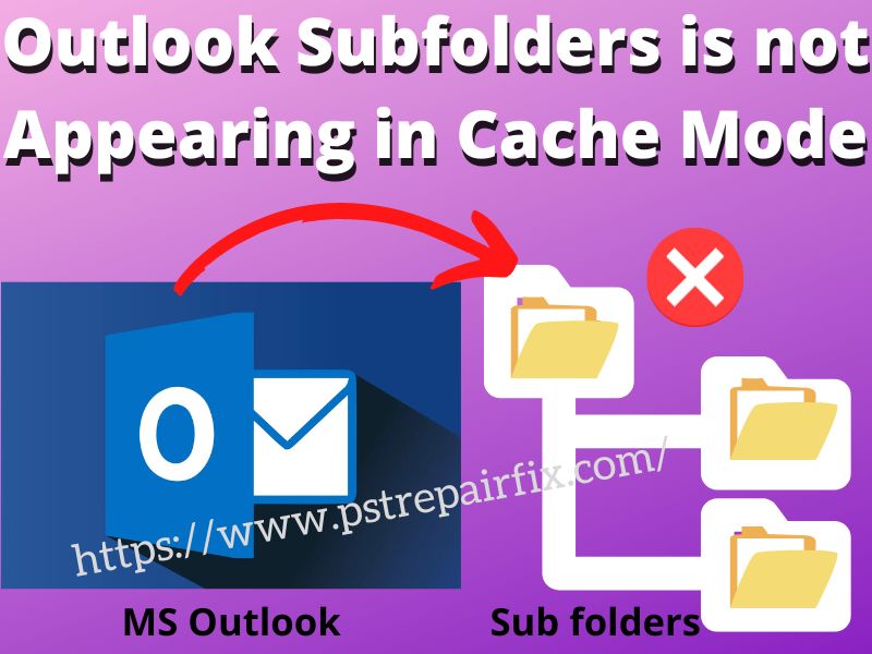 Fix Outlook-submappen verschijnen niet in cachemodus