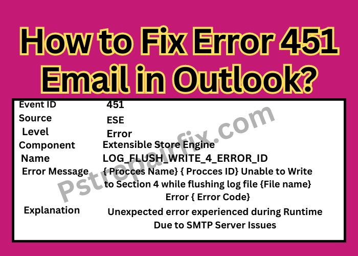How to Fix Error 451 Email in Outlook (1)